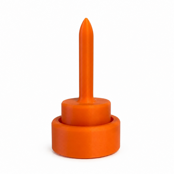 3D-Mini - Orange Mini 3D-Wollabwickler mit Kugellager | Garnhalter & Wollknäuelhalter