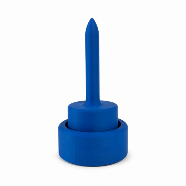 3D-Mini - Hellblau Mini 3D-Wollabwickler mit Kugellager | Garnhalter & Wollknäuelhalter