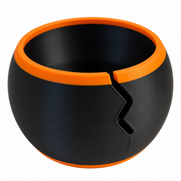 Farbularasa Wollschale Orange Schwarz Farbularasa Wollschale Orange Schwarz