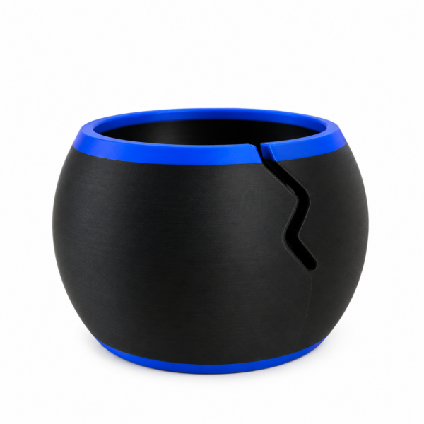 Farbularasa Wollschale Blau Schwarz Farbularasa Wollschale Blau Schwarz