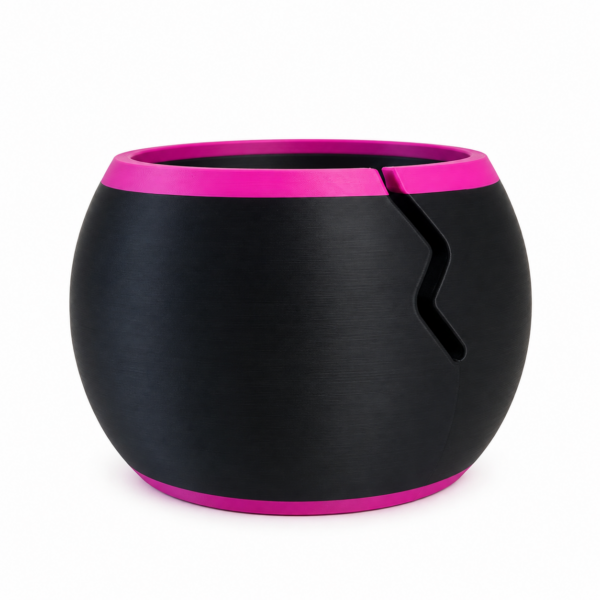Farbularasa Wollschale Magenta Schwarz Farbularasa Wollschale Magenta Schwarz